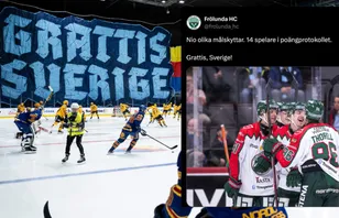Frölundas passning efter krossen: "Grattis, Sverige!