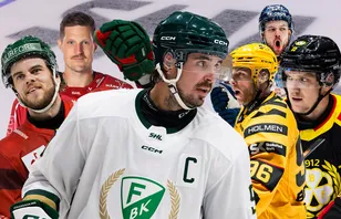 Hockeysverige utser SHL:s bästa forwards.
Foto: Bildbyrån.