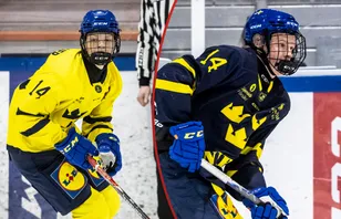 Firma Leon Roos och Joakim Dahl imponerar även i landslaget.
Foto: Bildbyrån.