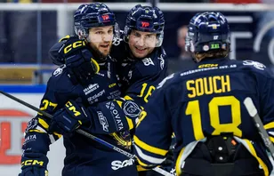 Daniel Norbe blev tvåmålsskytt i Södertäljes vinst. 