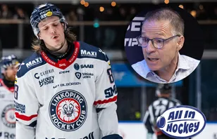 Situationen är oroväckande både på och utanför isen för Linköping HC, konstaterar Mike Helber.
Foto: Jonathan Näckstrand / BILDBYRÅN (montage)