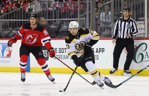 Fabian Lysell under en match för Boston.