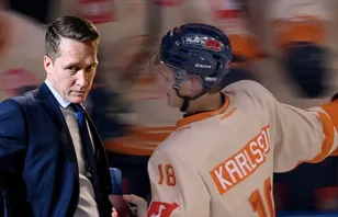 Olle Karlsson fick näta för första gången på seniornivå.