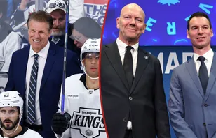 Jim Hiller (vänster) tar över som ny huvudtränare i Toronto. 
Foto: Bildbyrån.