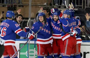 Mika Zibanejad gjorde två assist i nattens match.