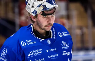 Marcus Gidlöf tvingades kliva av i Leksands seger.