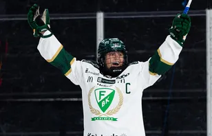 Julie Gough säkrade segern för Färjestad. 