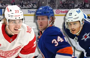 Simon Edvinsson, Adam Boqvist och Gustav Nyquist kliver in i NHL-säsongen utan kontrakt. Foto: Bildbyrån/Imagn Images & Alamy