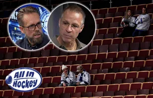 Uffe Bodin och Mike Helber är inte överens om hur det går för Leksand i Hockeyallsvenskan.
Foto: Daniel Eriksson / BILDBYRÅN