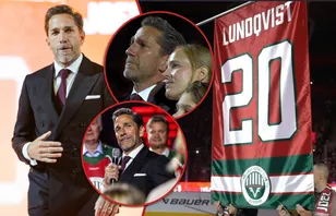 Joel Lundqvist har förevigats i Scandinavium.