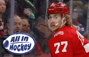 Simon Edvinsson saknar fortfarande ett nytt kontrakt med Detroit Red Wings. Foto: Rick Osentoski-Imagn Images