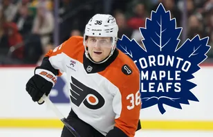 Emil Andrae blev exalterad över trejden till Toronto. Foto: AP Photo/Ellen Schmidt