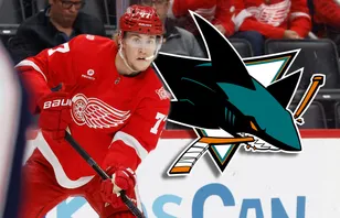 Simon Edvinsson placeras i San Jose Sharks av Pierre LeBrun. Foto: Rick Osentoski-Imagn Images