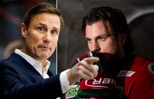 Rönnberg och Stålberg är vänner igen efter en golfrunda. 