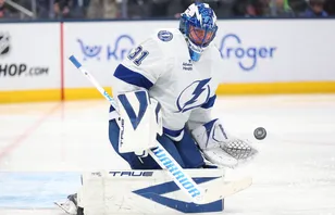 Jonas Johansson är klar för Ottawa Senators – efter tre säsonger i Tampa Bay Lightning. Foto: Joseph Maiorana-Imagn Images