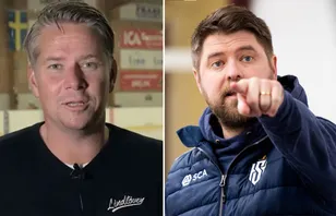 Tomas Östlund i Lindlöven och Jonas LIndström i Sundsvall spänner bågen.