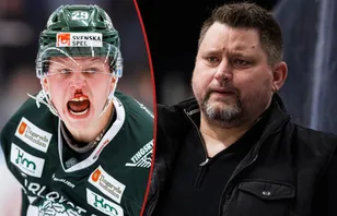 Valdemar Vesterlund fick matchstraff när Mattias Karlins Kalmar åker på en chockförlust. 