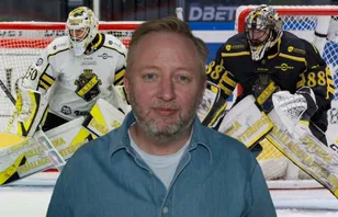 Fredrik Söderström slår fast att AIK har Hockeyallsvenskans bästa målvaktspar.
Foto: Ronnie Rönnkvist/Bildbyrån montage