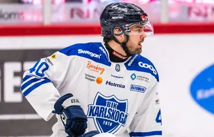 BIK-spelare fördes till sjukhus – efter skärskada