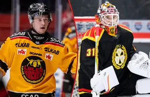 Pontus Andreasson sköt segermålet i SHL-genrepet mot Brynäs.