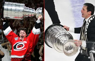 Nu vet Rod Brind'Amour hur det känns att vinna Stanley Cup som spelare och coach. Foto: AP Photo/Ryan Remiorz & Candice Ward