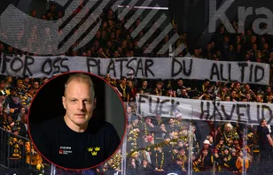 Skellefteås JVM-banderoll: "Fuck Hävelid"