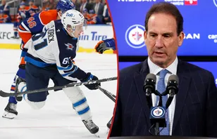 Viggo Björck får lovord av Scott Arniel efter debuten i Winnipeg Jets. 
