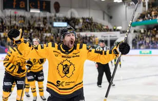 Arvid Lundberg öppnade målskyttet mot Björklöven.