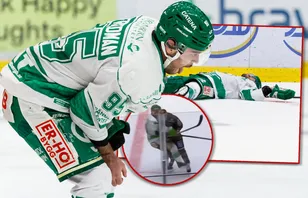 Dubbla smällar för Rögle – stjärnan skadad i förlusten