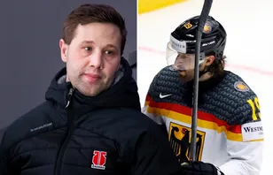 Henrik Löwdahl plockar in Wojciech Stachowiak.