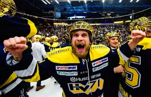 Mattias Tedenby efter SM-guldet 2017.
Foto: Bildbyrån