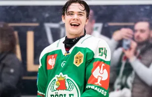 William Wallinder skriver nytt kontrakt med Detroit.
Foto: Bildbyrån