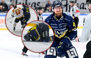 Mardrömsbilder för HV71 – stjärnan skadad