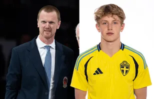 Valter Sedin har gjort sitt första mål på den internationella scenen.