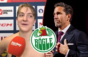 Tyler Henningsson får tips av idolen Joel Lundqvist.