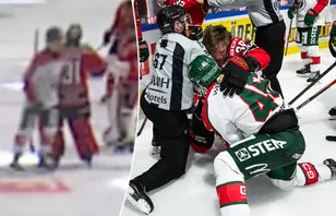 Bilderna visar knuffen bakom bråket: "Med flit"