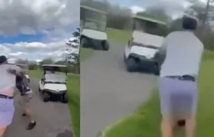 Tidigare NHL-spelare till attack på golfbanan