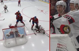 William Eklund blev målskytt i sitt första byte med Ottawa Senators.