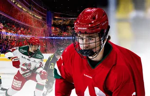Milan Sundström har nu debuterat i Hockeyallsvenskan. 