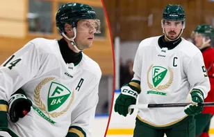 Victor Ejdsell och Marcus Johansson levererade för Färjestad i Norge. 
