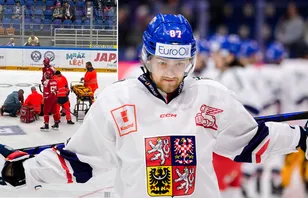 Michal Kovařčík tacklades medvetslös i träningsmatchen.