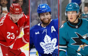 Lucas Raymond, William Nylander och Ivar Stenberg.