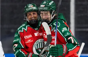Sofie Lundin och Emily Nix gjorde målen för Frölunda. 