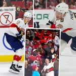 Brady Tkachuk fick ett hatiskt mottagande i natt.