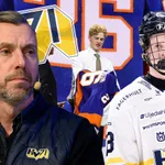 Malte Gustafsson kan skriva på för New York Islanders.
Foto: Bildbyrån.