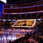 AIK med tifo i premiären.