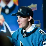 Ivar Stenberg efter att ha blivit draftad.
Foto: Steven Ellis / The Nation Network.