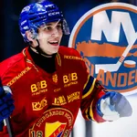 Victor Eklund väntas slåss om en plats i Islanders.
Foto: Bildbyrån