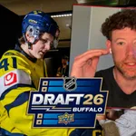 Ivar Stenberg är en potentiell draftetta men tippas utanför topp tre i många mock drafts.
Foto: Jesper Zerman / Bildbyrån & Hockeysverige.se