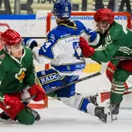 En bild från förra årets försäsongsmatch mellan Mora och Leksand.
Foto: Bildbyrån.
